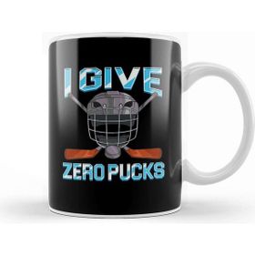 Baskı Dükkanı I Give Zero Pucks Pun Sarcastic Hockey Player Joke Kupa