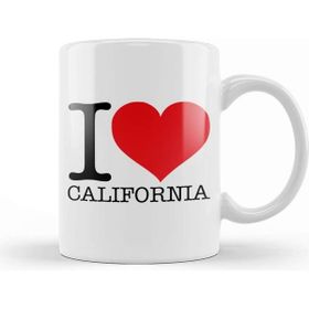 Baskı Dükkanı I Heart California Kupa