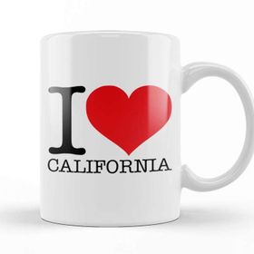 Baskı Dükkanı I Heart California Kupa