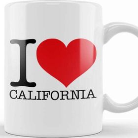 Baskı Dükkanı I Heart California Kupa