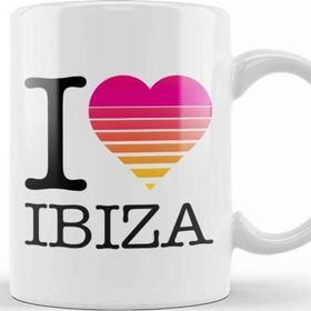 Baskı Dükkanı I Heart Ibiza Sunset Kupa