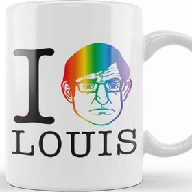 Baskı Dükkanı I Heart Louis Pride Rainbow Theroux Kupa