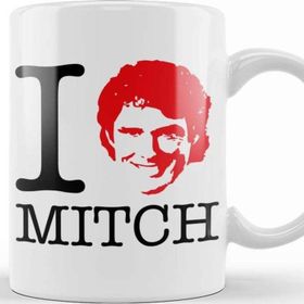 Baskı Dükkanı I Heart Mitch Baywatch David Hasselhoff Kupa