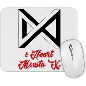 Baskı Dükkanı I Heart Monsta x Mouse Pad