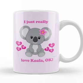 Baskı Dükkanı I Love Koala Kupa