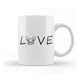 Baskı Dükkanı I Love My French Bulldog Kupa