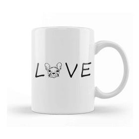 Baskı Dükkanı I Love My French Bulldog Kupa