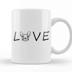 Baskı Dükkanı I Love My French Bulldog Kupa