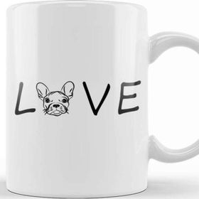 Baskı Dükkanı I Love My French Bulldog Kupa