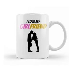Baskı Dükkanı I Love My Girlfriend Gift Kupa