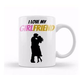 Baskı Dükkanı I Love My Husband Couple Bicycle Kupa Bardak