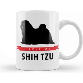 Baskı Dükkanı I Love My Shih Tzu Kupa