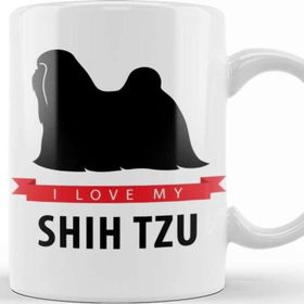 Baskı Dükkanı I Love My Shih Tzu Kupa