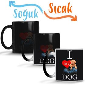 Baskı Dükkanı I Love Poker 2 Sihirli Porselen Kupa