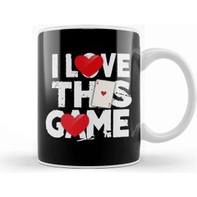 Baskı Dükkanı I Love This Game Poker Hearts Gambling Card Player Kupa