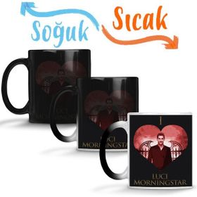 Baskı Dükkanı I Love You Groot Sihirli Porselen Kupa