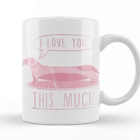 Baskı Dükkanı I Love You This Much Kupa