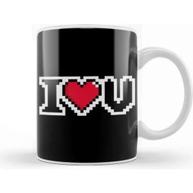 Baskı Dükkanı I Love You Video Game Heart Kupa