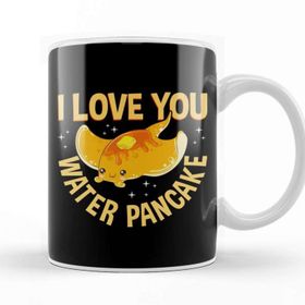 Baskı Dükkanı I Love You Water Pancake Adorable Stingray Pun Kupa