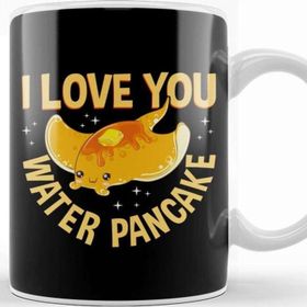 Baskı Dükkanı I Love You Water Pancake Adorable Stingray Pun Kupa