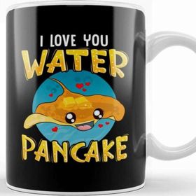 Baskı Dükkanı I Love You Water Pancake Adorable Stingray Pun Kupa
