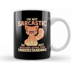 Baskı Dükkanı I M Not Sarcastic Just Intelligent Cute Red Panda Kupa