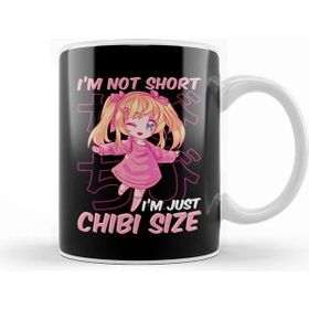 Baskı Dükkanı I M Not Short I M Just Chibi Size Cute Anime Girl Kupa