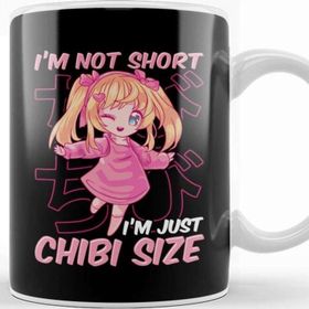 Baskı Dükkanı I M Not Short I M Just Chibi Size Cute Anime Girl Kupa