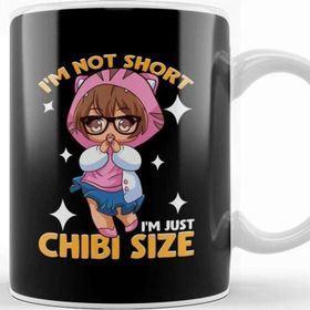 Baskı Dükkanı I M Not Short I M Just Chibi Size Cute Anime Girl Kupa