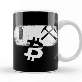 Baskı Dükkanı I Mine Bitcoin Novelty Pun Btc Mining Trading Kupa