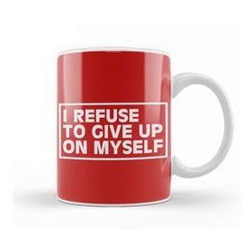 Baskı Dükkanı I Refuse To Give Up On Myself Gym Inspiration Kupa