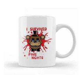 Baskı Dükkanı I Survived Five Nights Toys Kupa