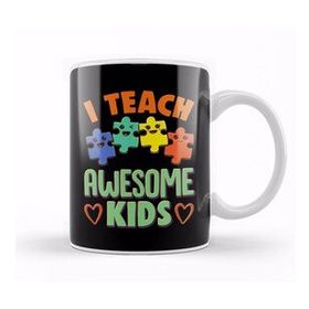 Baskı Dükkanı I Teach Awesome Kids Special Education Teacher Kupa