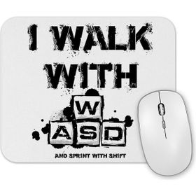 Baskı Dükkanı I Walk With Mouse Pad