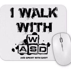 Baskı Dükkanı I Walk With Mouse Pad