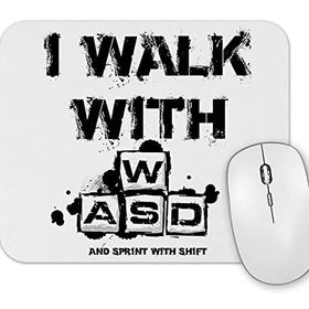 Baskı Dükkanı I Walk With Mouse Pad