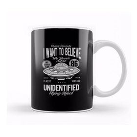 Baskı Dükkanı I Want To Believe Ufo Kupa