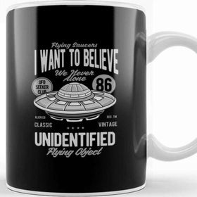 Baskı Dükkanı I Want To Believe Ufo Kupa