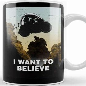 Baskı Dükkanı I Want To Believe V2 Kupa