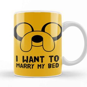Baskı Dükkanı I Want To Marry My Bed Kupa