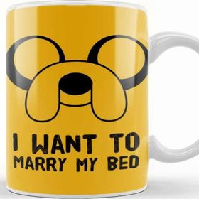 Baskı Dükkanı I Want To Marry My Bed Kupa