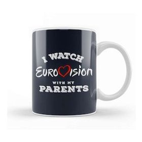 Baskı Dükkanı I Watch Eurovision With My Parents Kupa