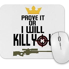 Baskı Dükkanı I Will Kill You Mouse Pad