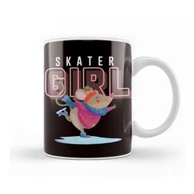 Baskı Dükkanı Ice Skater Girl Figure Ice Skating Winter Sports Ice Skates Kupa