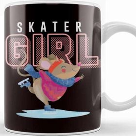 Baskı Dükkanı Ice Skater Girl Figure Ice Skating Winter Sports Ice Skates Kupa
