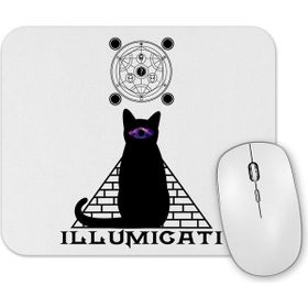 Baskı Dükkanı Illumicati Cat Kedi Mouse Pad