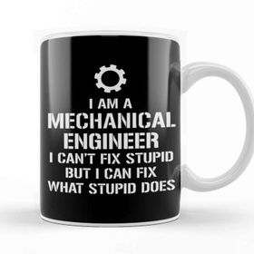 Baskı Dükkanı I'm An Engineer I Can't Fix Stupid Funny Engineering Beyaz Porselen Kupa Bardak