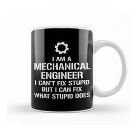 Baskı Dükkanı I'm An Enginere Engeneer Good At Math Engineer Gift Beyaz Porselen Kupa Bardak