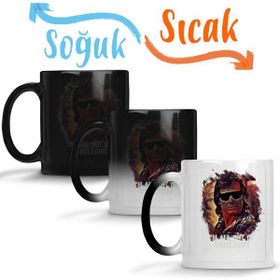Baskı Dükkanı Im Still Alive Luc Deveraux Universal Soldier Sihirli Porselen Kupa