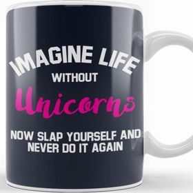 Baskı Dükkanı Imagine Life Without Stranger Things Now Slap Yourself Kupa